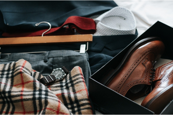 Factory custom dress suit business slim fit T/R modern men's suit